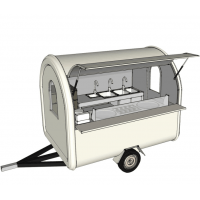 Lowest price Best quality convenient multifunction Square Shape Modern mobile motorcycle food cart