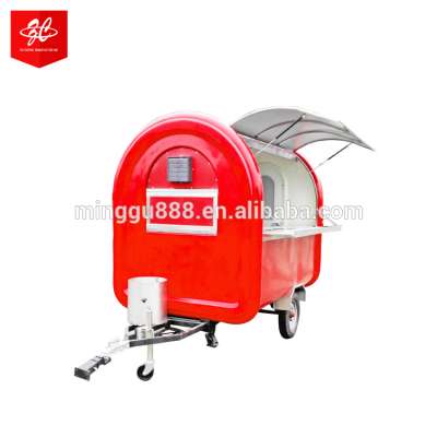 Mobile food truck hot sale fast vending cheap catering food carts for hot dog