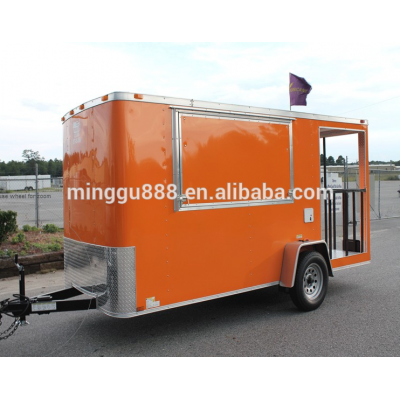 shanghai minggu high quality durable mobile pizza vending trailer Best Buy Street Vending Hot Dog cart